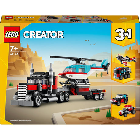 Lego Creator Ciężarówka 3w1 z helikopterem - 31146