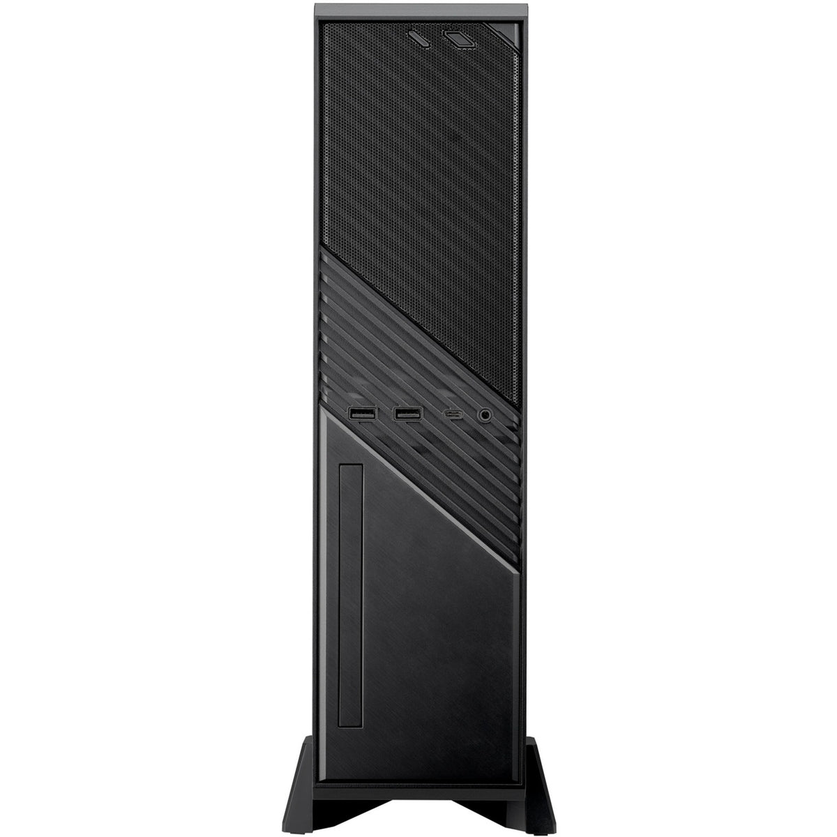 Obudowa mini tower Silverstone milo 12 (czarna | 2x USB-A | 1x USB-C)