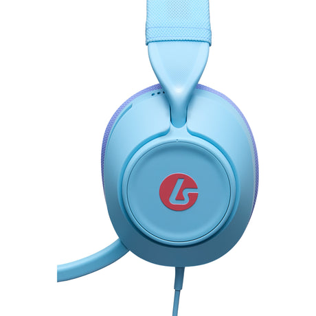 Przewodowy zestaw słuchawkowy do gier Powera Lucidsound LS10 — nauszny zestaw słuchawkowy do gier Ocean Waves (jasnoniebieski fioletowy, Playstation 5, Playstation 4, Xbox Series