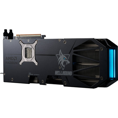 Karta graficzna Powercolor Radeon RX 9070 Gre Hellhound 12 GB GDDR6 (czarna, RDNA4, 3x Display Port, 1x HDMI 2.1)