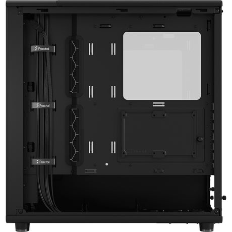 Fractal design North - obudowa midi tower w wersji pędu (kolor czarnego drewna | 2x USB-A | 1x USB-C | szkło hartowane)