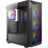 Obudowa midi tower Antec ax67 argb (czarna | 3x usb-a | szkło hartowane)