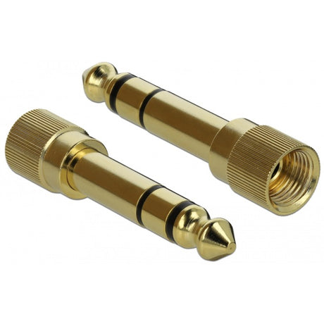 Delock kabel przedłużający z wtykiem stereo jack 3,5 mm 3-pin, męski > żeński (czarny, 0,5 metra)