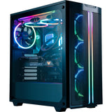 Bądź cicho! Wentylatory Light Wings PWM RGB (czarne, 3 sztuki, 120 x 120 x 25 mm)