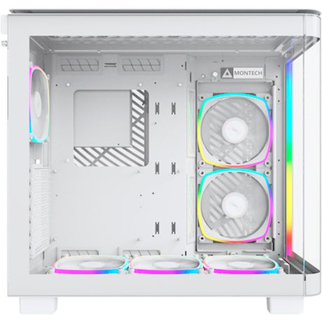 Obudowa midi tower Montech king 95 pro (biała | 2x USB-A | 1x USB-C | RGB | szkło hartowane)