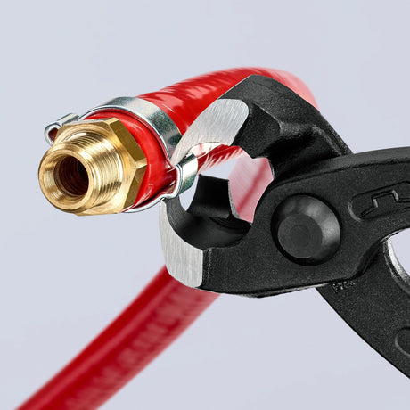 Szczypce do opasek z uchem Knipex 10 99 i220 (czerwone, 220mm)