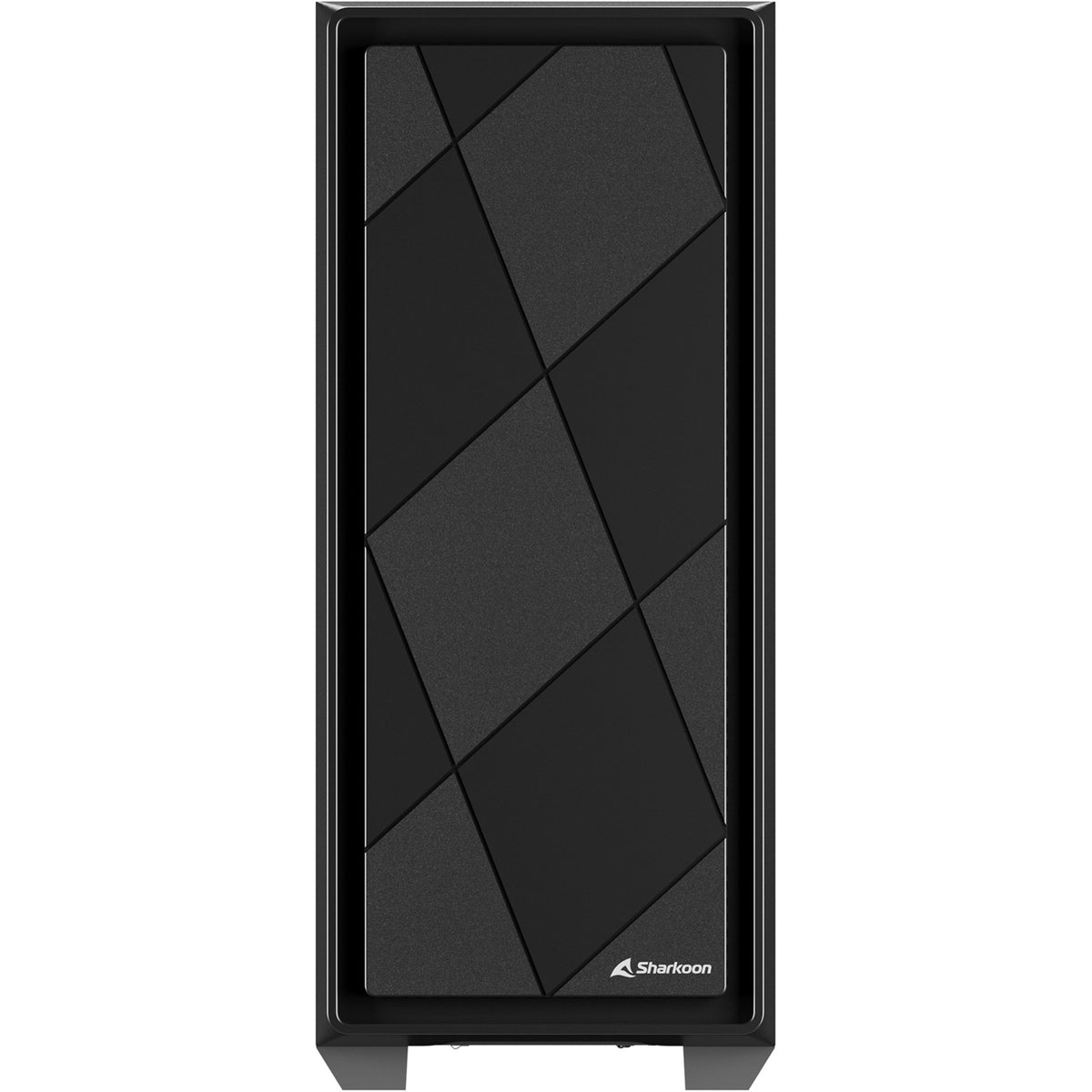 Czarna obudowa midi tower Sharkoon vs8 (czarna | 3x USB-A)