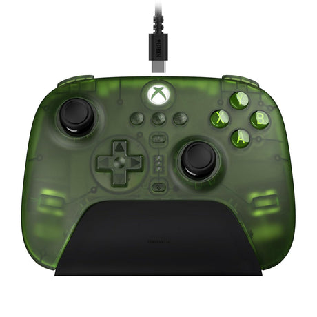 Kontroler 8bitdo Ultimate z 3 trybami dla konsoli Xbox (zielony przezroczysty, Xbox Series x|s, Xbox One, PC, Bluetooth USB-C 2,4 GHz)