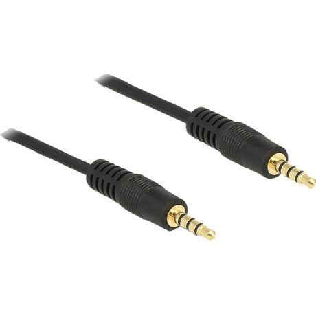 Delock Kabel męski 3,5 mm > 3,5 mm męski (czarny, 2 metry)