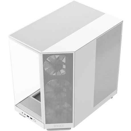 Obudowa midi tower Nzxt h6 flow rgb (biała | 2x usb-a | 1x usb-c | rgb | szkło hartowane)