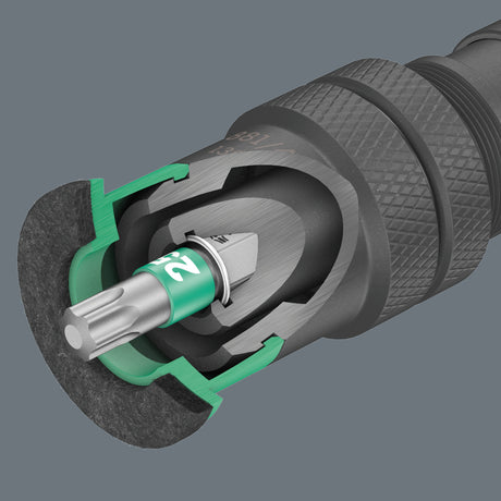 Wera 881 4 1 sb podkładka dystansowa ze zmienną regulacją głębokości wkręcania, 1 bit 4 x 95 mm (czarno-zielony)