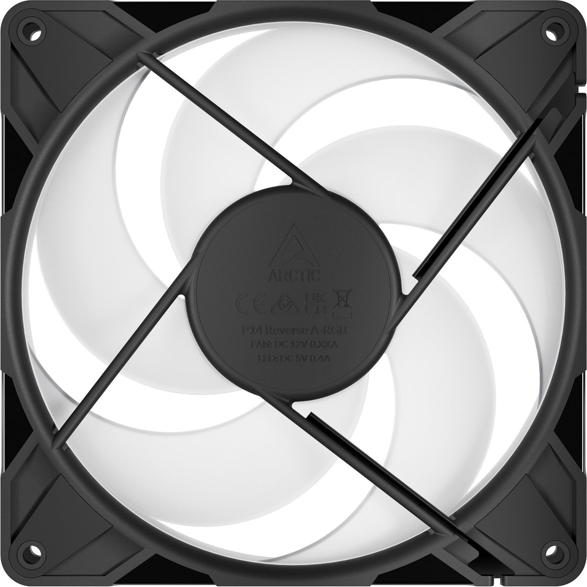 Wentylator obudowy Arctic P14 Pro Reverse a-Rgb (czarny, 140 x 140 x 30 mm, pwm)