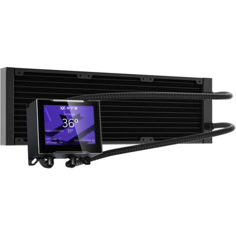 Chłodzenie wodne Xyz PC Gear Hydroview Aio 360 (czarny, argb, pwm)
