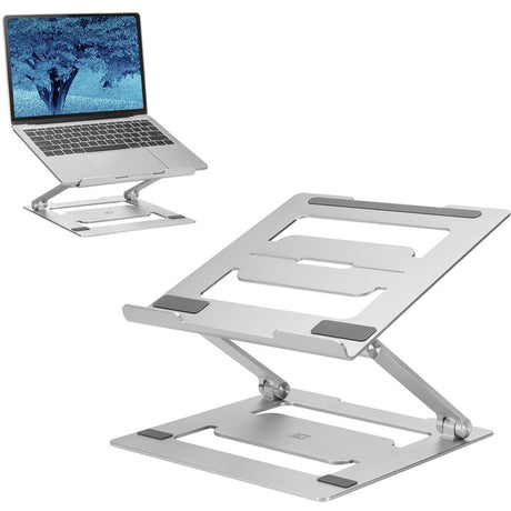 Stojak na laptopa Act Connectivity aluminiowy (aluminiowy, składany, płynna regulacja wysokości)