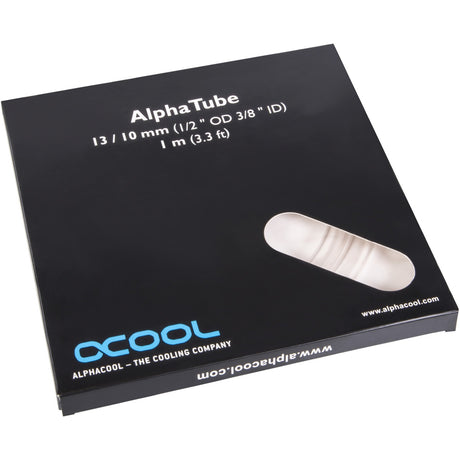 Alphacool alphatube hf 13 10 (3 8 id) - wąż ultra przezroczysty (przezroczysty, 1 metr)