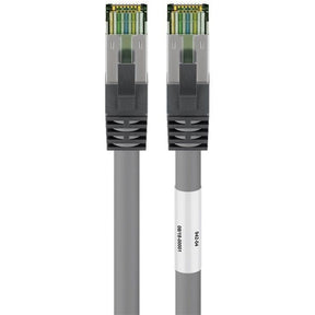 Kabel sieciowy Goobay kat. 8.1 s ftp (szary, 0,25 m)