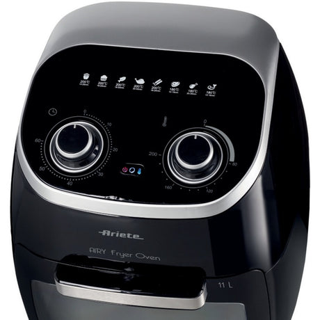 Piekarnik Ariete Airy Fryer 4619 00 Frytownica na gorące powietrze (czarna, 11 litrów)
