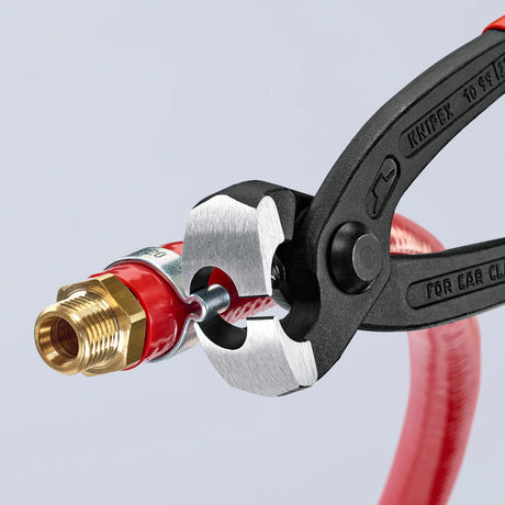 Szczypce do opasek z uchem Knipex 10 99 i220 (czerwone, 220mm)