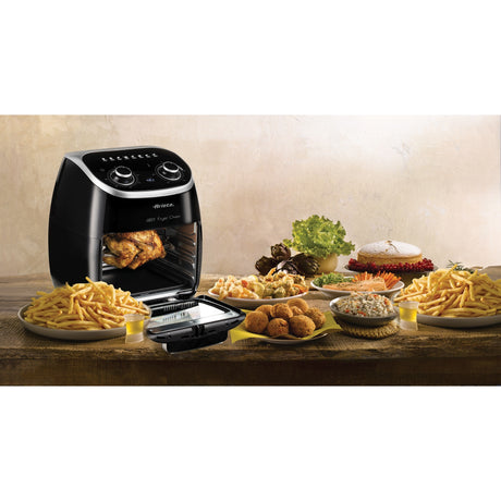 Piekarnik Ariete Airy Fryer 4619 00 Frytownica na gorące powietrze (czarna, 11 litrów)