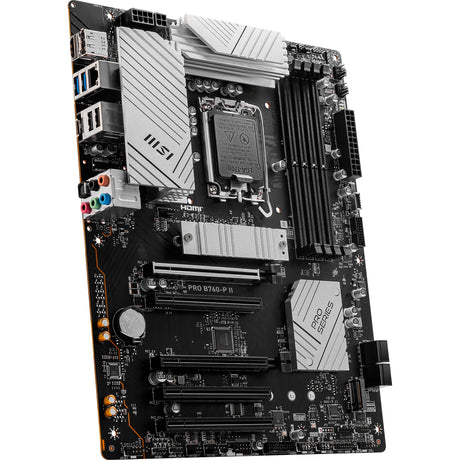 Płyta główna MSI Pro B760-P II z gniazdem 1700 (czarna, RAID, 2,5 GB-LAN, dźwięk, ATX)