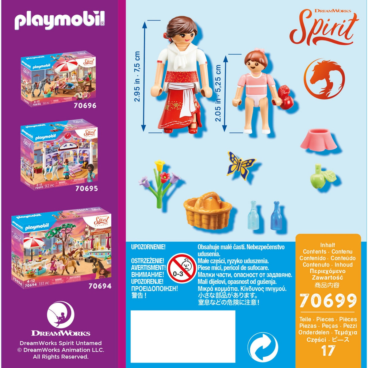 Playmobil Spirit - młoda szczęśliwa zabawka konstrukcyjna Milagro (70699)