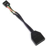 Silverstone g11303050-rt, adapter USB 2.0 (wewnętrzny) 9-pinowy > USB 3.0 (wewnętrzny) 19-pinowy (czarny)
