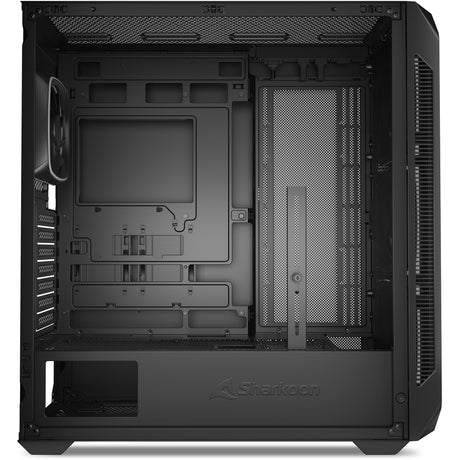 Obudowa midi tower Sharkoon ak5g rgb (czarna | 2x usb-a | 1x usb-c | rgb | szkło hartowane)