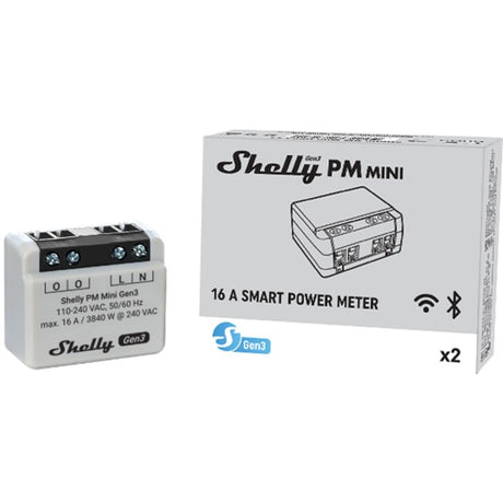 Kontroler Bluetooth Shelly PM Mini Gen3 Wi-Fi dla inteligentnego domu