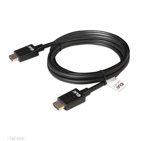 Kabel męsko-męski Club 3D ultra high speed HDMI 2.1 (czarny, 4 metry, 4K 120 Hz, 8K 60 Hz, 48 Gb/s)