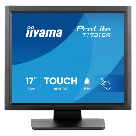 Monitor dotykowy Iiyama prolite t1731sr-b2s 17 (czarny, vga, hdmi, displayport, audio, dotykowy)