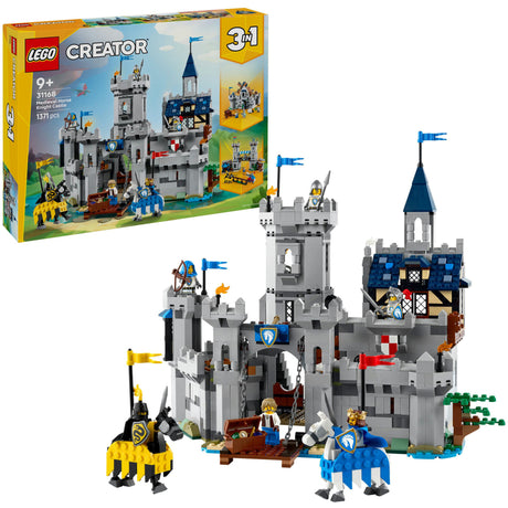 Lego® Creator Średniowieczny zamek 3 w 1 z rycerzami na koniach - 31168