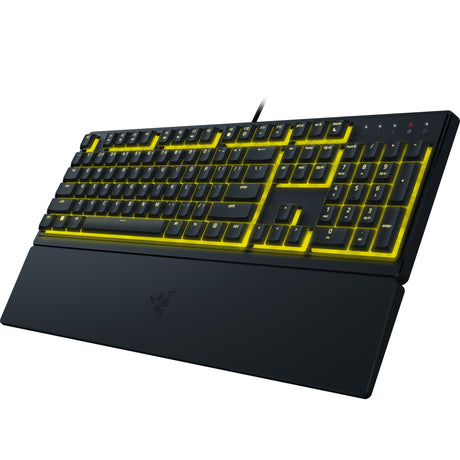 Klawiatura do gier Razer Ornata V3 x Low Profile RGB (czarna, układ US (QWERTY), membrana, 100%)
