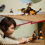 Lego Ninjago — Zabawka konstrukcyjna EVO Smoka Ziemi Cole’a (71782)