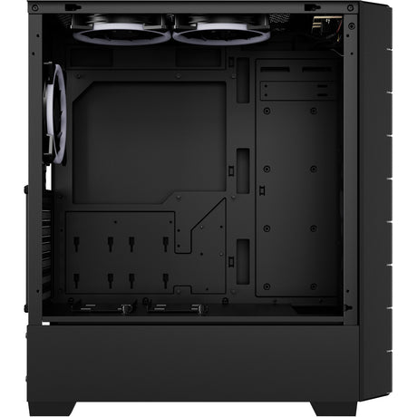 Obudowa midi tower Sharkoon rgb hex (czarna | 2x usb-a | 1x usb-c | rgb | szkło hartowane)