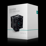 Deepcool ak400 zero dark plus chłodnica procesora (czarna)