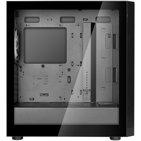 Obudowa Silverstone Fara 514x Midi Tower (czarna | 2x USB-A | 1x USB-C | RGB | szkło hartowane)