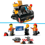 Lego City - żółta zabawka budowlana koparka (60420)