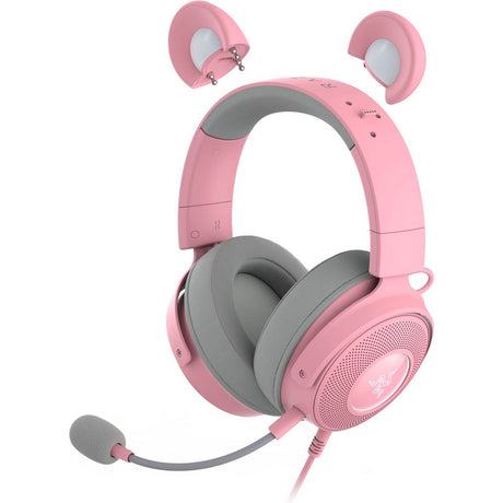Nauszny zestaw słuchawkowy do gier Razer Kraken Kitty V2 Pro RGB (różowy)