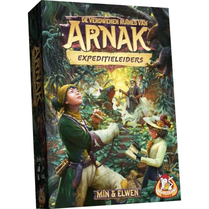 Gry biały goblin zaginione ruiny arnak: gra planszowa przywódców ekspedycji (holenderski, dodatek, 1-4 graczy, 90 minut, od 12 lat)