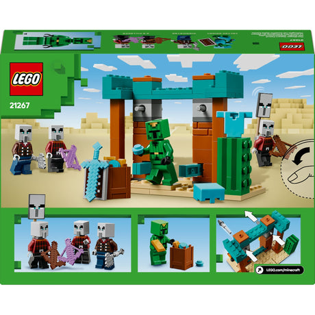 Lego Minecraft Złoczyńcy na pustyni zestaw gier dla dzieci - 21267