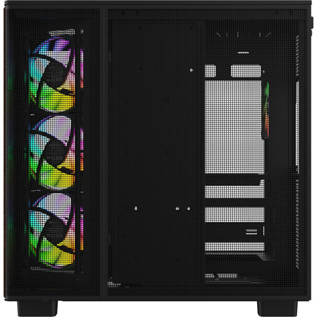 Obudowa Thermaltake View 380 XL WS ARGB MIDI Tower (kolor czarnego drewna | 2x USB-A | 1x USB-C | RGB | szkło hartowane)