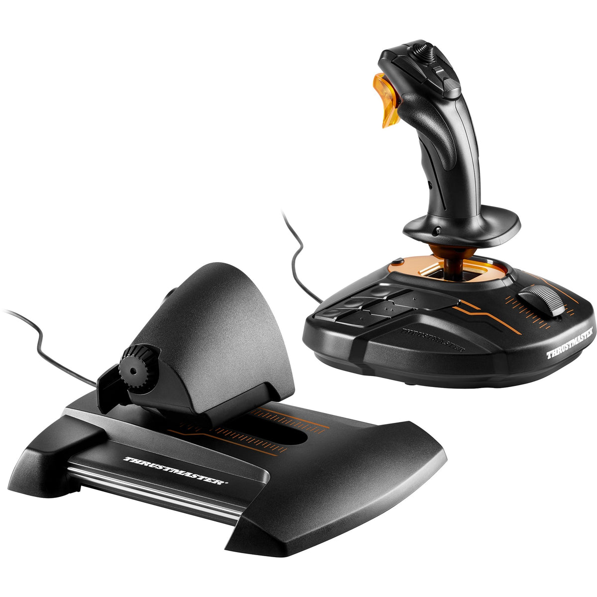 Thrustmaster T.16000M FCS Hotas Gaming Hotas (czarny pomarańczowy, PC)