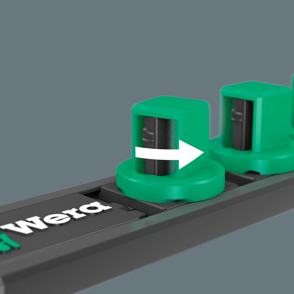 Wera 9608 cap pasek magnetyczny b impaktor imperial 1 klucz nasadowy (czarny zielony, 9 sztuk)
