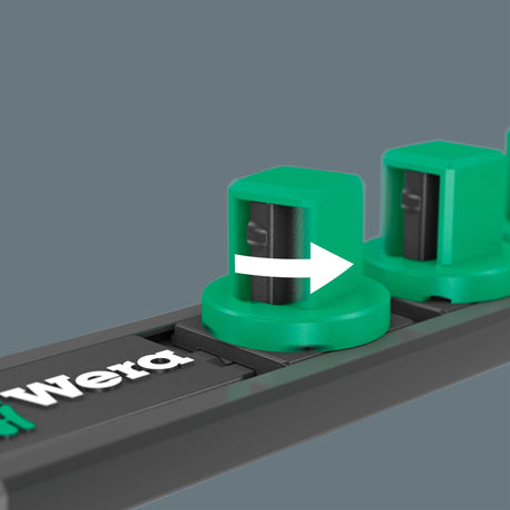 Wera 9608 cap pasek magnetyczny b impaktor imperial 1 klucz nasadowy (czarny zielony, 9 sztuk)