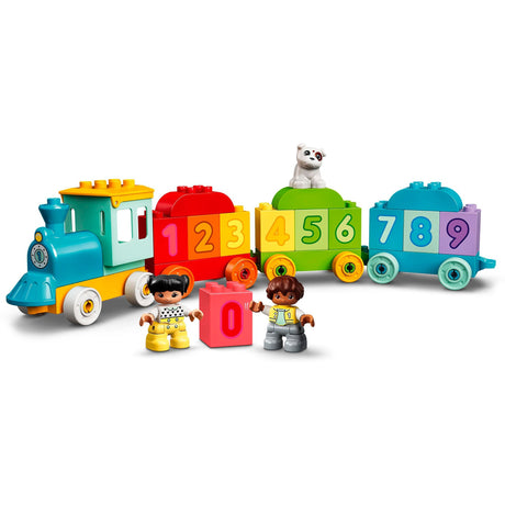 Lego duplo - pociąg z cyframi - zabawka konstrukcyjna do nauki liczenia (10954)