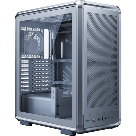 Cooler master masterframe 500 mesh argb obudowa midi tower (srebrna | 2x USB-A | 1x USB-C | RGB | szkło hartowane)