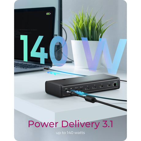Icy box ib-dk7401-cu31 Stacja dokująca 17 w 1 (czarna)