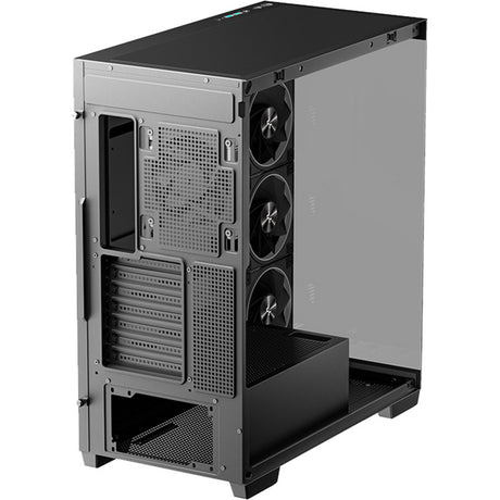 Obudowa midi tower Deepcool CG580 4f v2 (czarna | 2x USB-A | 1x USB-C | RGB | szkło hartowane)