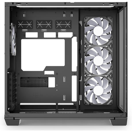Obudowa midi tower ze stali Sharkoon Sharkoon (czarna | 2x USB-A | 1x USB-C | RGB | szkło hartowane)