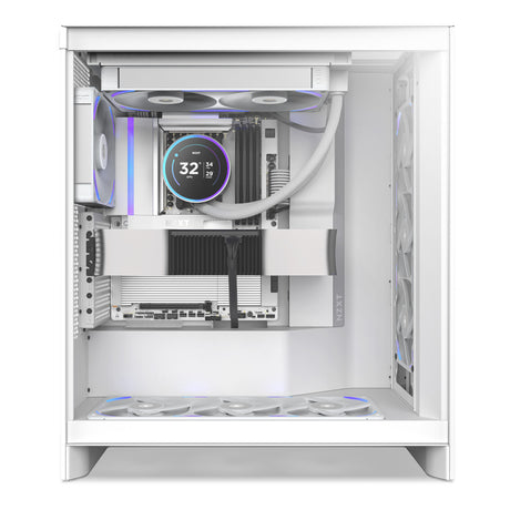 Wentylator wydajności Nzxt F280x RGB (biały, 2 sztuki, 280 x 140 x 30 mm, pwm)